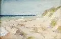 Paul Adalbert Perks, Küste, Um 1930, Aquarell