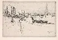 Walter Zeising, Port d' Auteuil, 1907, Radierung