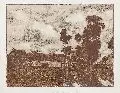 Franz Xaver Hoch, Eifeldorf, 1903, Farblithographie