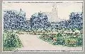 Heine Rath, Dresden - Zwinger, 1910, Farbholzschnitt