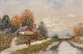 Georg Fischhof, Herbstliche Flußlandschaft