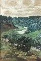 Otto Lange, Im Feld, 1918, Mischtechnik auf Hartfaser