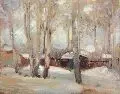 Johannes Kühl, Gartenhäuser im Schnee