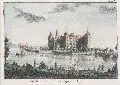 Carl Gottfried Nestler, Ansicht des Moritzburger Schlosses, Um 1777, Kupferstich nach C.G