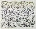 Siegfried Adam, Vegetativ erotische Blätter, 1992/93, Künstlerkalender mit 12 Farblithographien