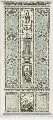 Pierre-Philippe Choffard, Pilaster XI mit Caritas-Darstellung, 1790, Altgouachierter Kupferstich