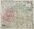 Matthäus Seutter, Sachsen, Um 1750, Flächenkolorierte Kupferstichkarte