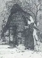 Barbara Quandt, Weihnachten, 1912, Radierung auf chamoisfarbenen Papier