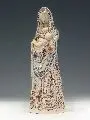 Sieghard Dittner, Madonna mit Christuskind, Ton, glasiert