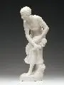 Rudolf Kaesbach, Ährenlesendes Mädchen, Um 1910, Alabaster