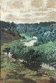 Otto Lange, Im Feld, 1918, Mischtechnik auf Hartfaser