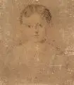 Kinderportrait by Louise Seidler, 1858, Pastell und Bleistiftzeichnung auf braunem Papier, offered Jun 2006