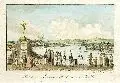 Ausicht von der Dresdner Brücke nach der Abendseite by Christian Friedrich Sprinck, Um 1820, Altkolorierte Umrißradierung, offered Mar 2006