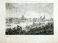 Carl Wilhelm Arldt, Dresden von der Bairbastei aus, Um 1830, Lithographie