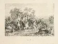 Hugo Bürkner, In der Fuhrte, Um 1880, Radierung nach A