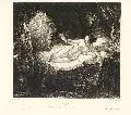 Léopold Flameng, Danae, Radierungen nach Rembrandt bzw
