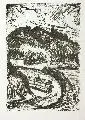 Landschaft im Taunus by Ernst Ludwig Kirchner, 1916, Lithographie, offered Mar 2006