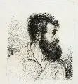 Ludwig Emil Grimm, Zwei Männerköpfe, Radierungen