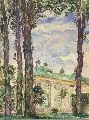 Hans Unger, Pillnitz - Schloss, Um 1920, Aquarell