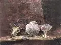 Klaus Drechsler, Stilleben mit Widderkopf, 1982, Farblithographie
