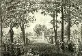 Daniel Nicolaus Chodowiecki, Première promenade de Berlin. La place des Tentes au Parc, 1772, Radierung