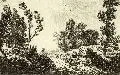 Hohlweg mit Hirte und Kühen by Christian Ludwig von Hagedorn, Um 1765, Radierung, offered Sep 2005