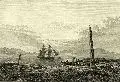 Christian Gottlob Hammer, Norwegische Gegend, 1833, Kupferstich nach einem Gemälde von J