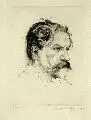 Ernst Oppler, Arthur Nikisch, Kaltnadelradierung