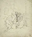 Züchtigung by Gustav Heinrich Naecke, Um 1820, Bleistiftzeichnung, offered Sep 2005