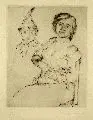 Lovis Corinth, Frau mit Katze und Tiroler Bub