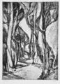 Gottfried Körner, Weg, 1989, Radierung