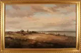 R. de Haan, Scheveningen, Olieverf op linnen