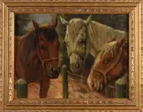 Evert Rabbers, Drie rustende paarden