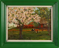 Hollands landschap by Feike C. Nossen, Olieverf op linnen, offered Jul 2020