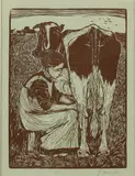 Jan Mankes, Melkende boerin