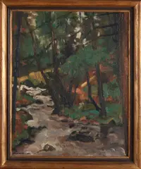 Beek te Hohenwald Duitsland by Kees Heynsius, Olieverf op linnen, offered Jul 2020