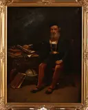 I.I. Hughes, Heer met lektuur, Olieverf op linnen