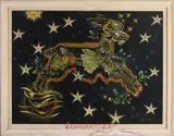 Jean Lurçat, Steenbok tussen sterren, Litho op papier