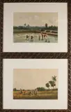 2x Ertman, Indonesische landschappen, Aquarel op papier