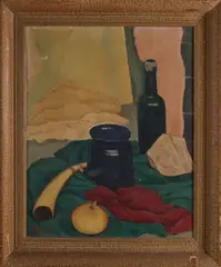 E.W. Linck, Stilleven met glas