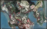 Henk Schuring, Abstracte compositie, Olieverf op linnen