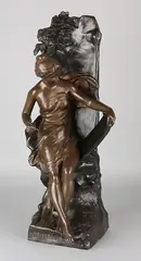 Emile Picault, Antiek bronzen figuur