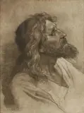 Onduid. gesig., Herenportret, Lithografie op papier