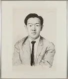Aat Veldhoen, Indonesische man, Oostindische inkt op papier