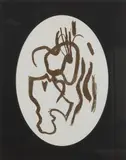 George Braque, Profil a la palette, Lithografie op papier