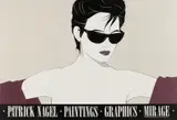 Patrick Nagel, Dame met zonnebril, Lithografie op papier