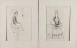 Constance Wibaut, 5x Schetsen, Vijf schetsen met figuren