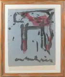 Abstract by Anton Heyboer, Plakkaatverf op papier, offered Oct 2019