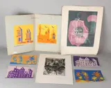 Moderne werken by Acht maal Adriana Barreiro, Zes maal gouaches en twee maal aquafortes, offered Oct 2019