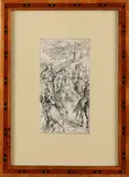 E. Witkamp & Ernst Sigmund, Koning met zijn gevolg, 1871, Zwarte inkt op papier
